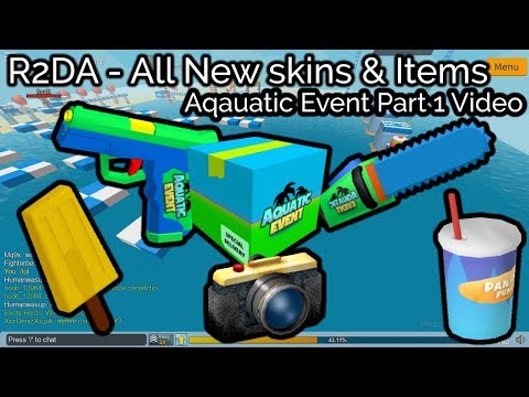 R2DA Aquatic Event - All new skins & items - Part 1 Update Video