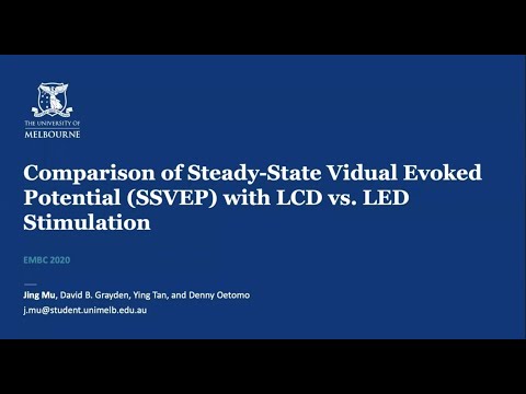 Comparison of Steady-State Visual Evoked Potential (SSVEP) with LCD vs. LED Stimulation