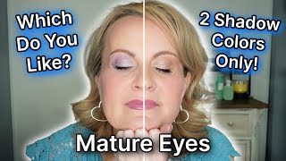 EASY Eyeshadow Tutorial For MATURE EYES Made SIMPLE!