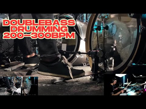 DOUBLEBASS DRUMMING 200-300BPM