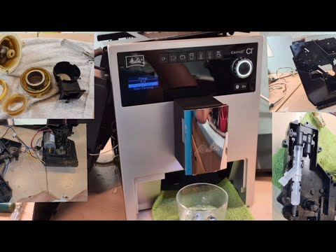 Melitta caffeo Ci completely open coffee spout drive of the brewing group grinder control  el.board