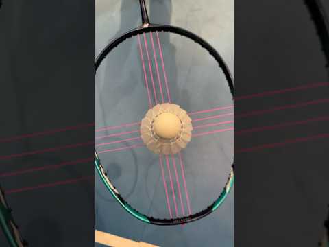 Sweet Spot Badminton Racket Trick Shot #badminton #badmintontrickshot #trickshots