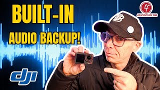 DJI Osmo Action 5 Pro’s Audio Back up Feature is a life saver!