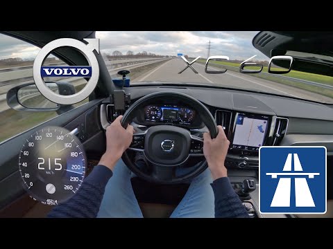 Volvo XC60 T5 AUTOBAHN POV (NO SPEED LIMIT) Test drive TOP SPEED