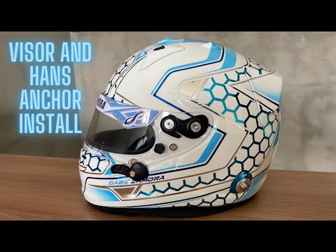 Arai GP7 Visor Swap + HANS Anchor Install