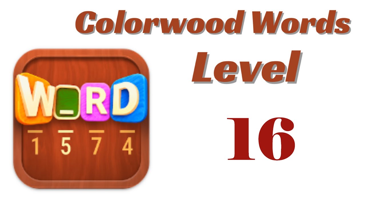 Colorwood Words level 16