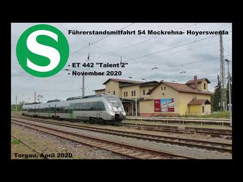 Führerstandsmitfahrt: S4 Mockrehna - Falkenberg - Hoyerswerda (November 2020)