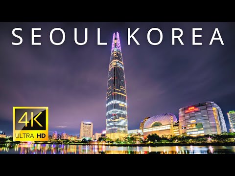 Seoul, South Korea 🇰🇷 in 4K ULTRA HD 60FPS Video by Drone