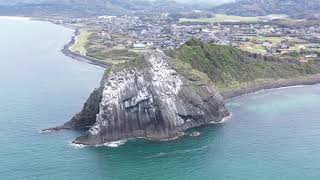 福岡県 糸島 芥屋海水浴場 ②「マニュアル操作・高速ドロニー で 芥屋の大門 まで」