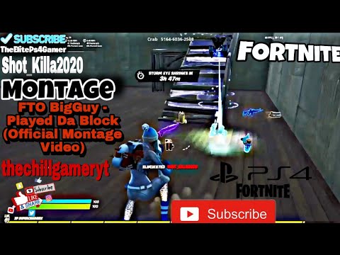 Fortnite - (FTO BigGuy - Played Da Block Official Montage Video) Dir. TheEliteGamer 'We Be Blickin'🔥
