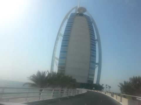 NANCY CRISTALDO .LLEGANDO AL BURJ   AL ARAB 2015
