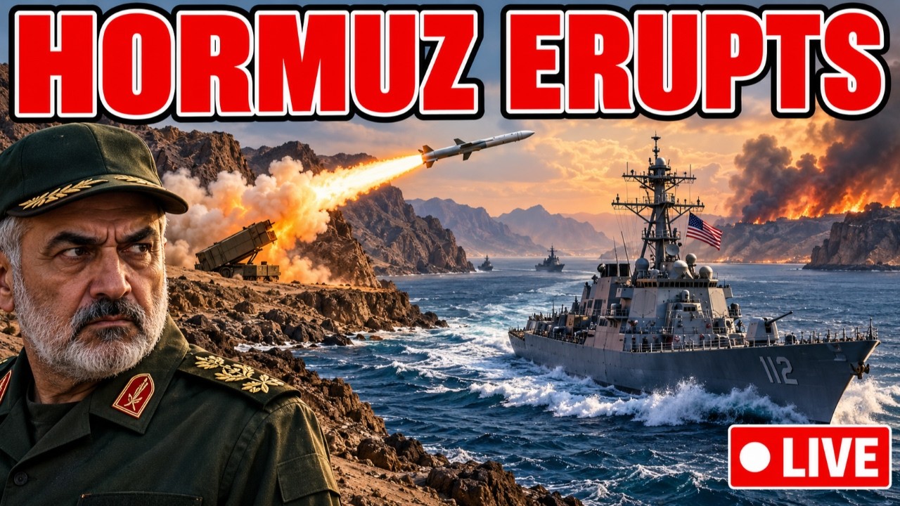 LIVE: Iran JUST FIRED Anti-Ship Missiles At Hormuz
