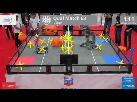 2017 VEXU Design Q63 - SENA1 vs VEXLB3 - 17 to 30