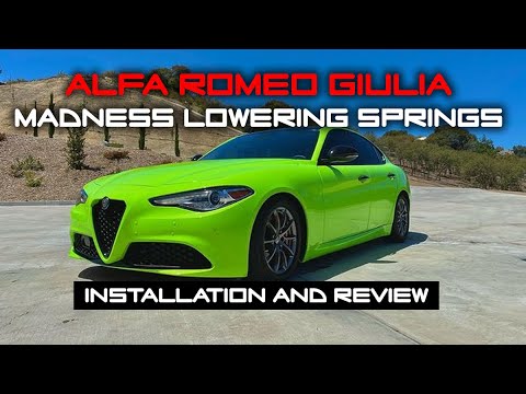 Real Customers, Real Feedback: Alfa Romeo Lowering Springs by MADNESS