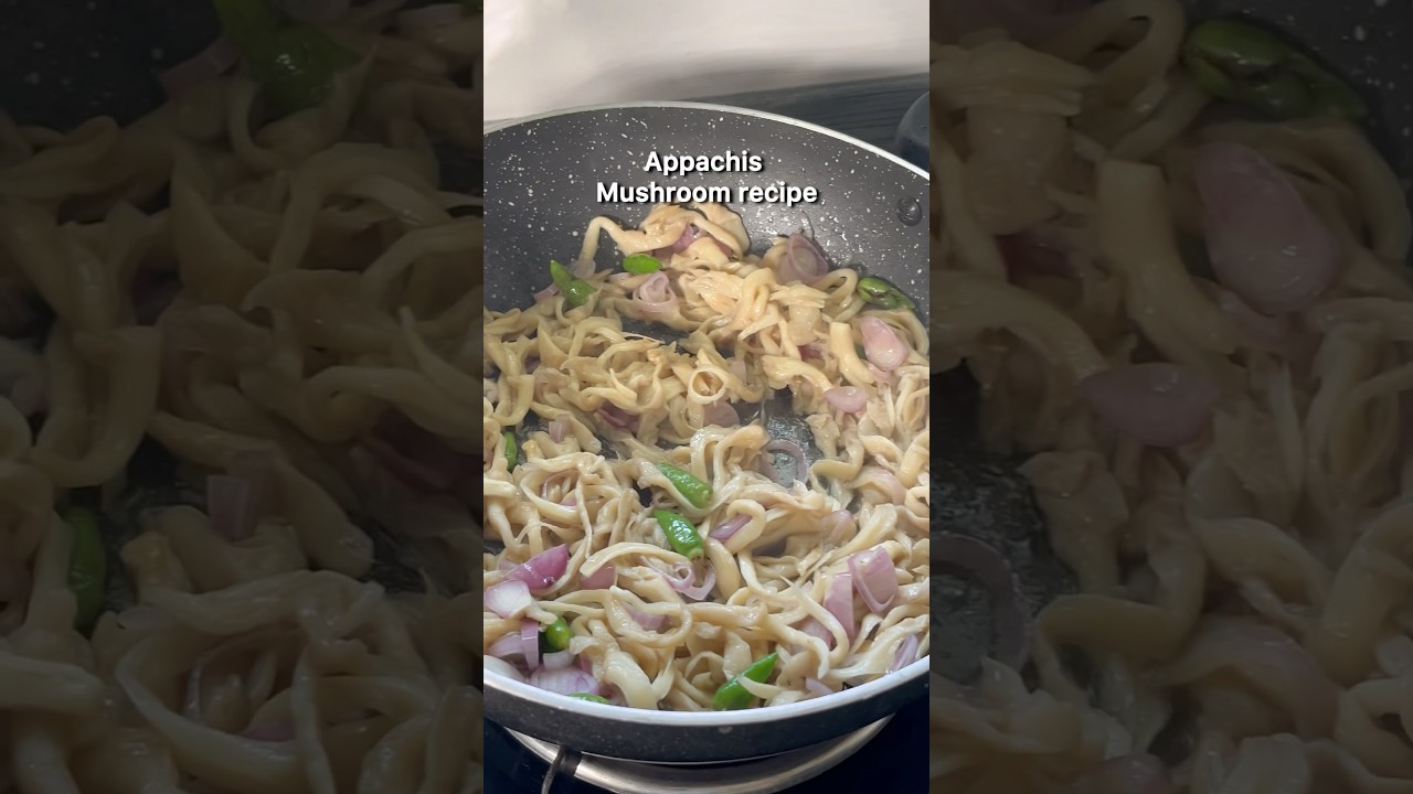 Two ingredient appachis mushroom