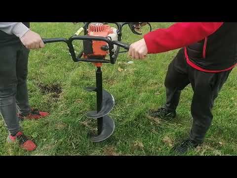 Świder spalinowy wiertnica glebowa do ziemi gleby 4 km VERKE model V90043 Allegro