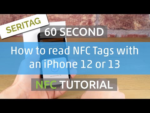 How to read NFC tags with iPhone 12/13 (60s)