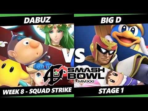 Smash Bowl MMXI Squad Strike SSBU - Liquid | Dabuz Vs. CACAW | Big D - Smash Ultimate Stage 1