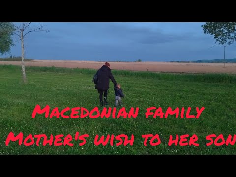 Mοthers wish to her son.. Traditional Greek Macedonian Wedding