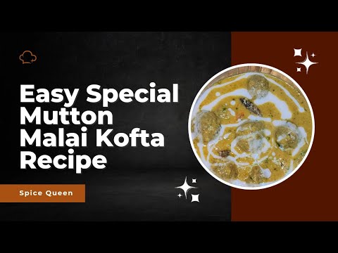 Top most popular recipe Party Style Mutton Kalimirch Malai Kofta | #recipevideos. #cookingvideos