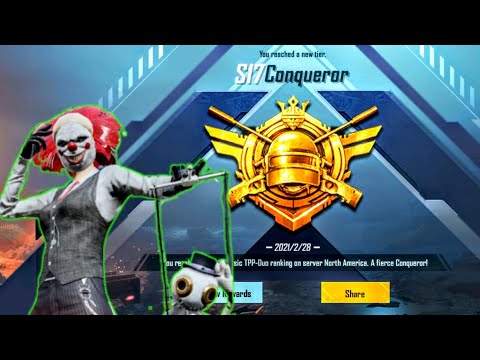 PUBG S17 Conqueror❤️ WhatsApp status 2021/ Mrperfect 🔥