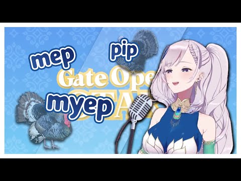 Reine sings Gate Open: START! in her own native language