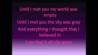 The Sunstreak - Until I Met You (lyrics)