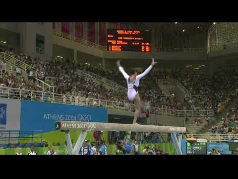 [HDp60] Mohini Bhardwaj (USA) Balance Beam Team Finals 2004 Athens Olympic Games