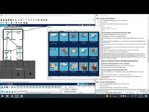 6.2.3.8 Packet Tracer – Router and Switch Redundancy Answers