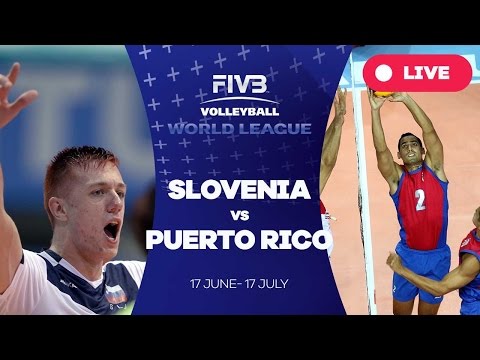 Slovenia v Puerto Rico - Group 3: 2016 FIVB Volleyball World League