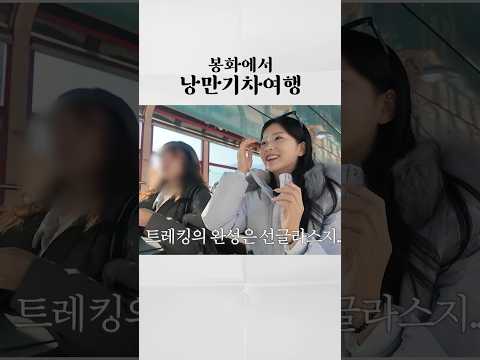 마치 스위스 같은...✨ #백두대간협곡열차 낭만 가득 기차여행 #또딘또딘