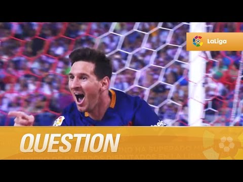 Question: Which argentine player had the most liga appearances before Messi overtook him?