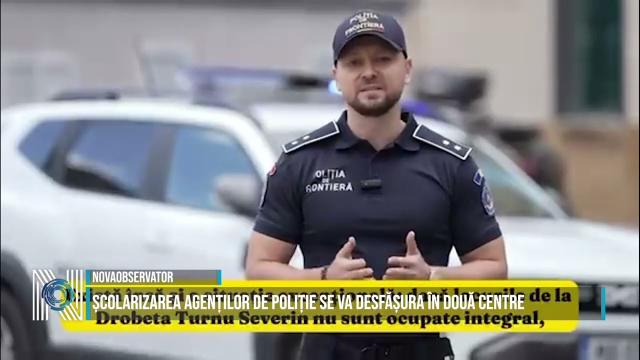 Școlarizarea agenților de poliție se va desfășura în două centre