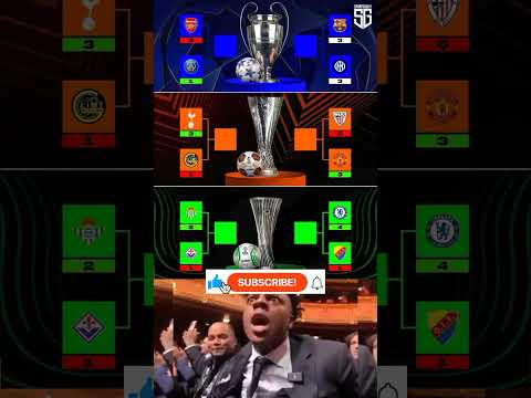 Results after 1st leg in UCL, UEL & Conference League!⚽🏆