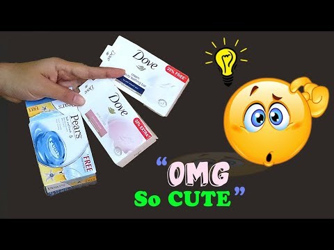 Best out of Waste Soap boxes craft idea, #diycraft | turn something Cute out of waste Video