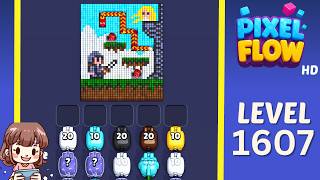 Pixel Flow Level 1607 Solution Walkthrough