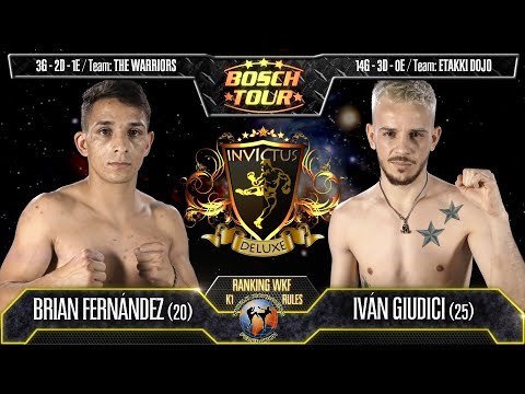 Brian Fernandez vs Iván Giudici   K1 hasta 58Kg