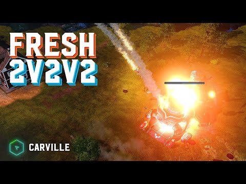 A Fresh 2v2v2 on Carville - Red Alert 3