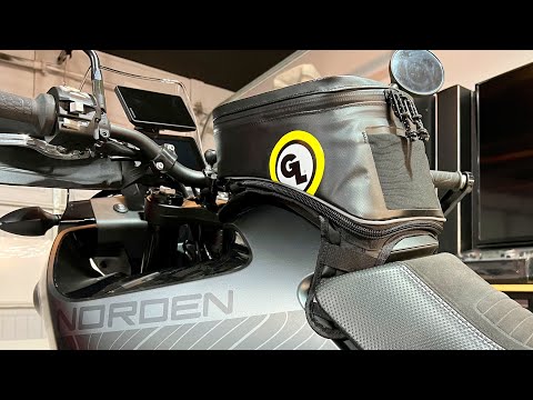 Giant Loop Diablo Tank Bag on the Norden 901 Husqvarna