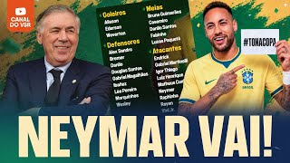 ANCELOTTI DÁ A 'ÚLTIMA DANÇA' A NEYMAR (E A ANÁLISE DA LISTA)