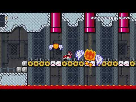 SGB2 1-4 Mad Lad Fortress by ★Glen-SMM2 - Super Mario Maker 2 - No Commentary 1bw