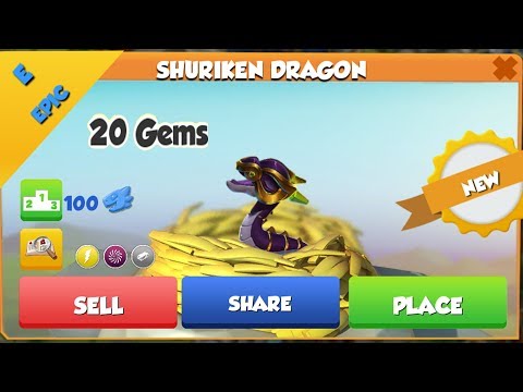 *New* Shuriken Dragon Hatching! - Dragon Mania Legends | Part 1290 HD