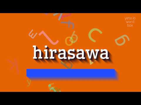 How to say "hirasawa"! (High Quality Voices)