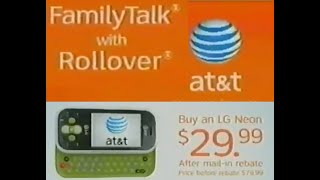 "AT&T Rollover Minutes Commercial (Pre-iPhone) (Lost Media) 2009 ATT