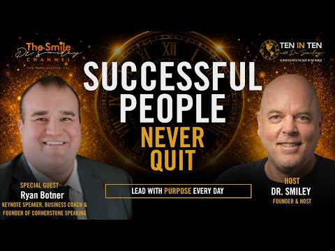 Faith, Recovery & Never Quitting | 10 in 10 with Dr. Smiley