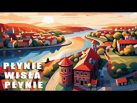 Płynie Wisła płynie po polskiej krainie zobaczyła Kraków pewnie go nie minie | Piosenka dla dzieci