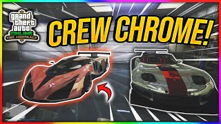 *NEW* HOW TO GET CHROME ON CREW COLOUR!! EASIEST METHOD GTA ONLINE (GLITCH)