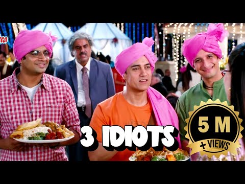Principal की बेटी की शादी में बिन बुलाये Student - Aamir Khan | R Madhavan | Sharman Joshi Comedy