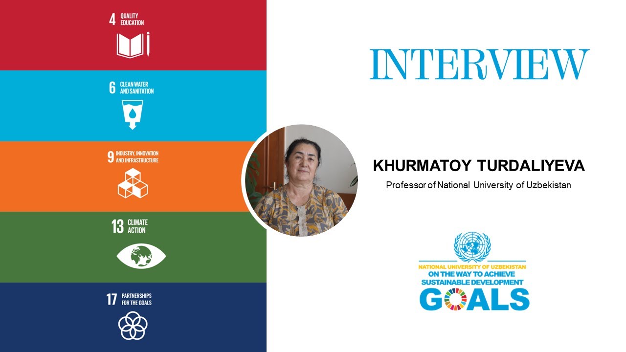 Khumatoy Turdaliyeva - Biological treatment of wastewater across Uzbekistan | SDGs