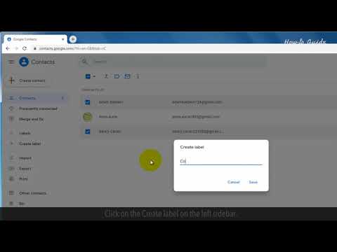 How To Create A Group Email In Gmail :Tutorial